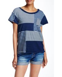 Lyst - Current/Elliott The Seamed Pocket Tee in Blue Current/Elliott - The Seamed Pocket Tee - Lyst